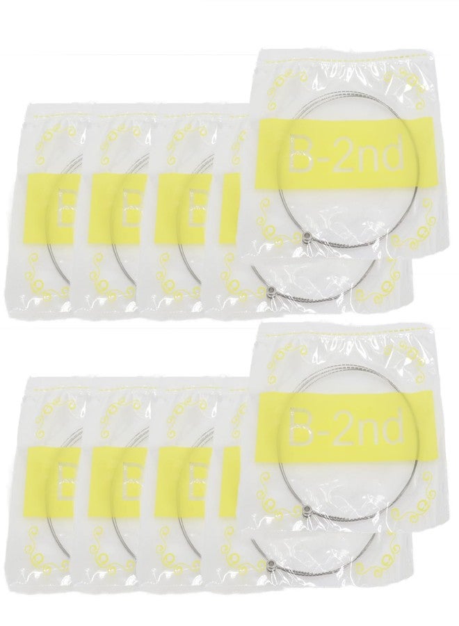 Cheerock 10-Pack Single Guitar Strings for Acoustic Guitars, Brass Guitar String B-2nd, Guitar Replacement Steel String, Bright and Well-Balanced Tone (Tone B) Light Tension - Image 1